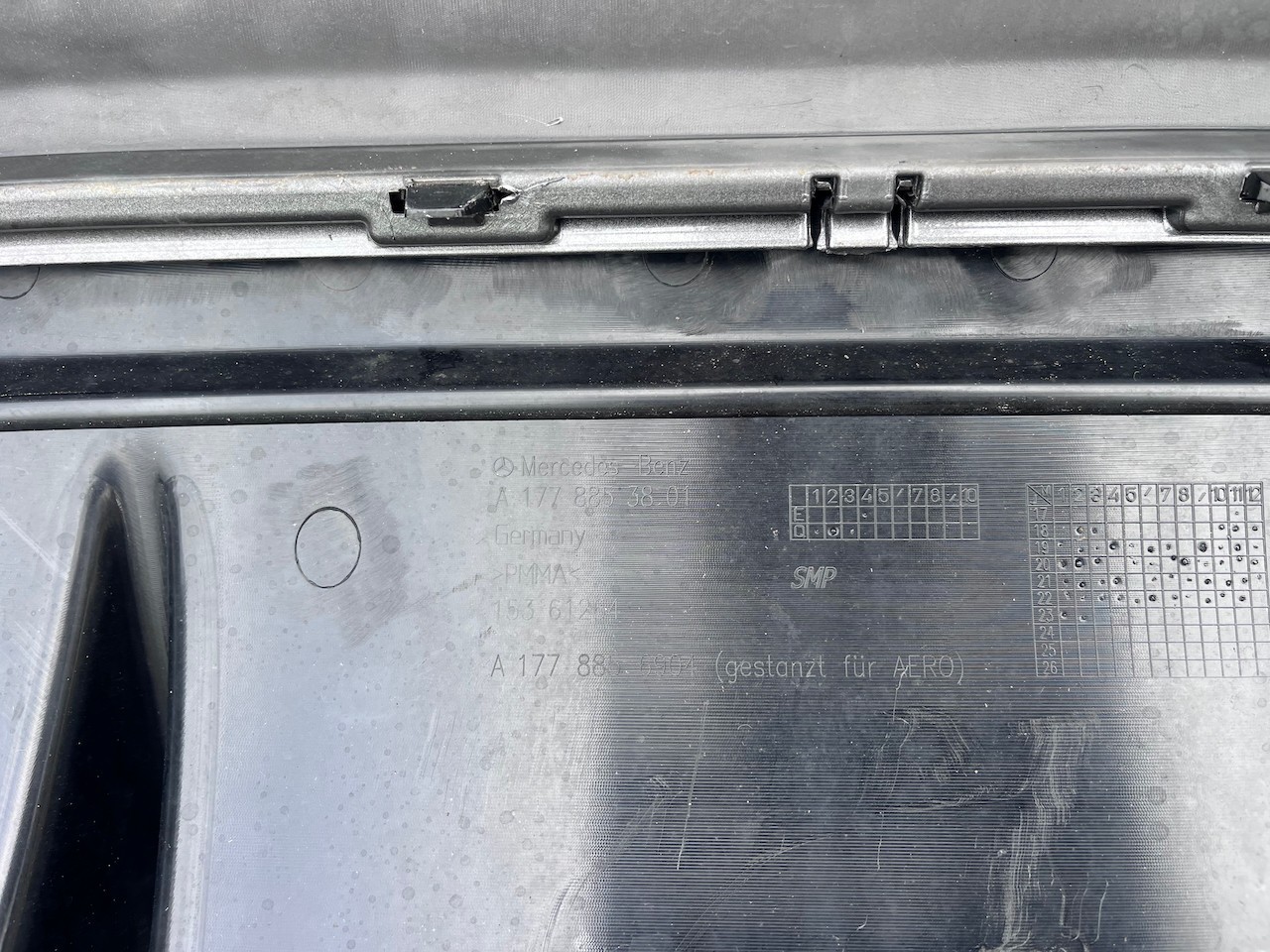 Mercedes A45 Amg A177 Hatchback 2019-2023 Rear Bumper 6 Pdc Genuine [e301]