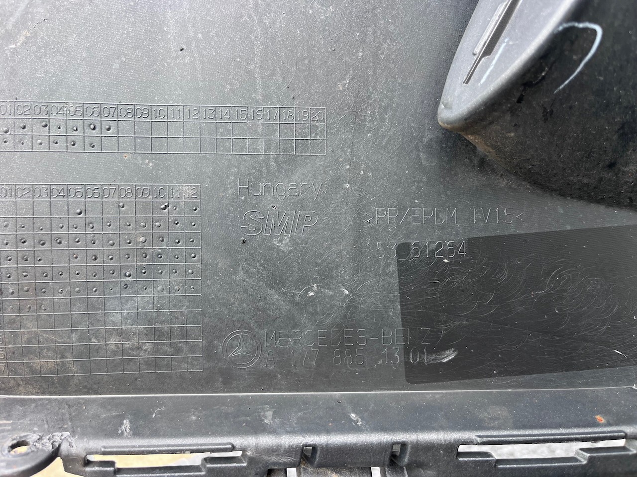 Mercedes A45 Amg A177 Hatchback 2019-2023 Rear Bumper 6 Pdc Genuine [e301]