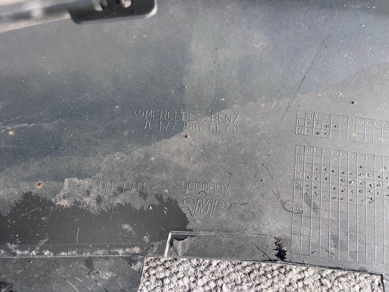 Mercedes A Class Amg A177 Hatchback 2019-2022 Front Bumper 6 Pdc Genuine [e322]