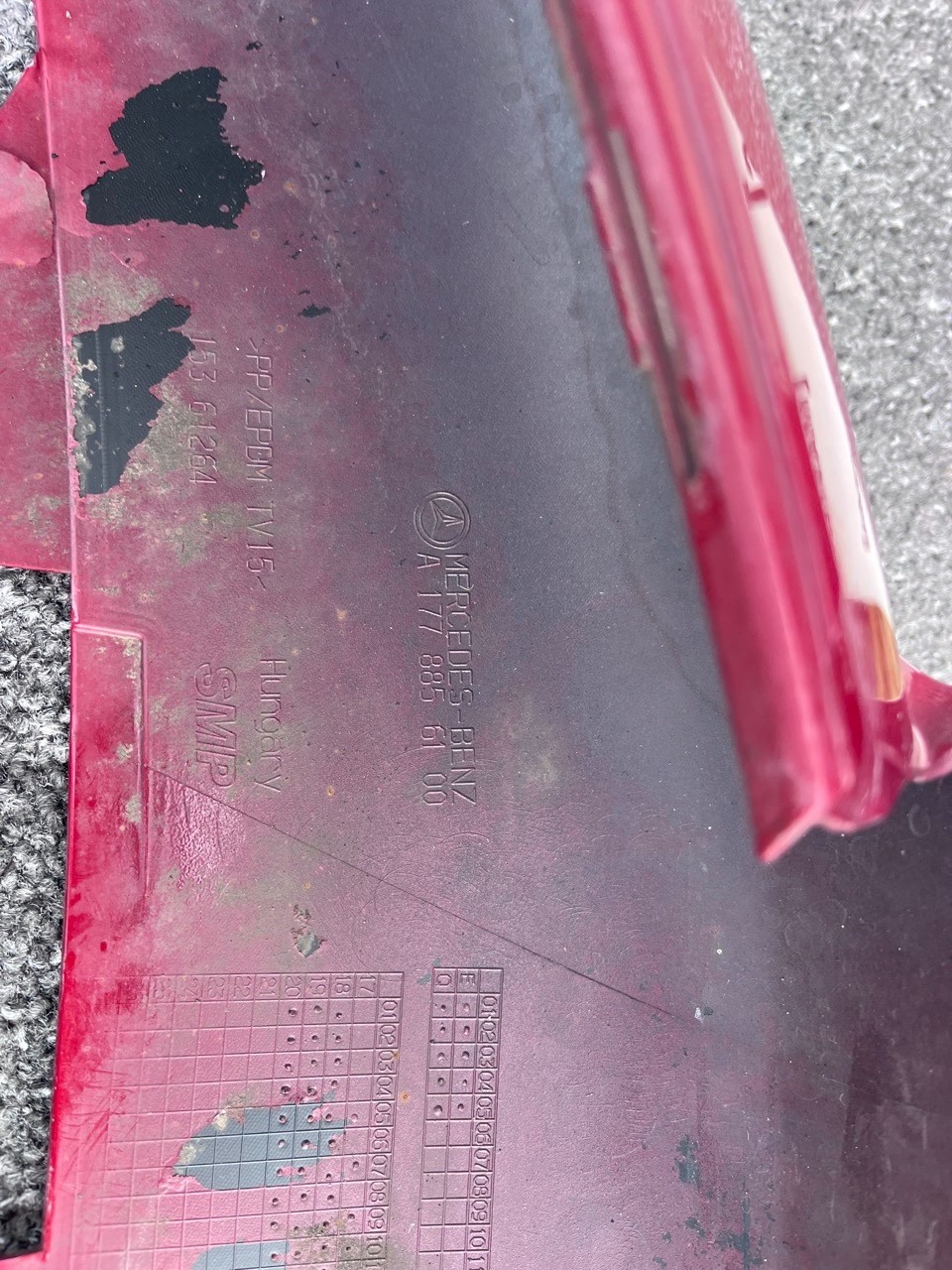 Mercedes A Class Amg A177 Hatchback 2019-2022 Front Bumper 6 Pdc Genuine [e324]