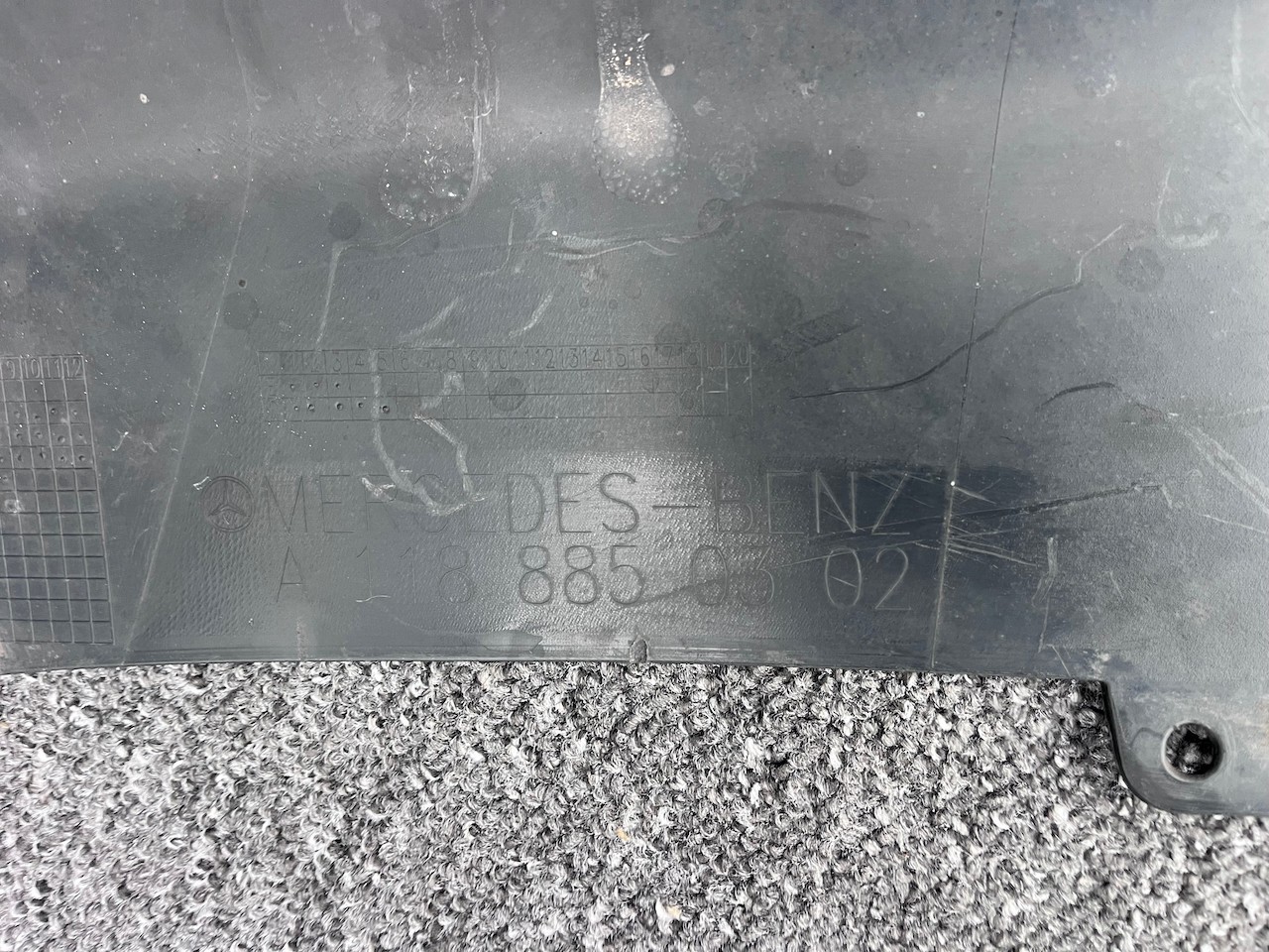 Mercedes Cla Amg Shooting Brake A118 2019-2023 Rear Bumper 6 Pdc Genuine [e343]