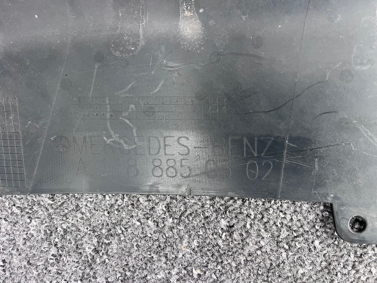 Mercedes Cla Amg Shooting Brake A118 2019-2023 Rear Bumper 6 Pdc Genuine [e343]