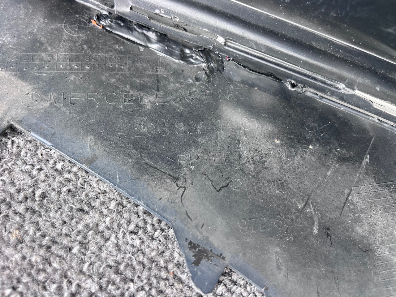 Mercedes C Class Amg Sport A206 2022-2026 Front Bumper 6 Pdc Genuine [e410]