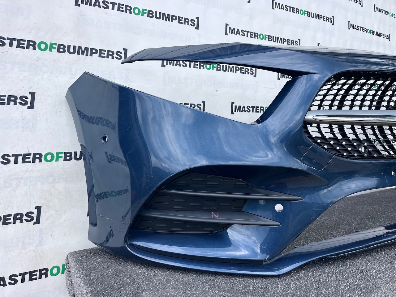 Mercedes A Class Amg A177 Hatchback 2019-2022 Front Bumper 6 Pdc Genuine [e422]