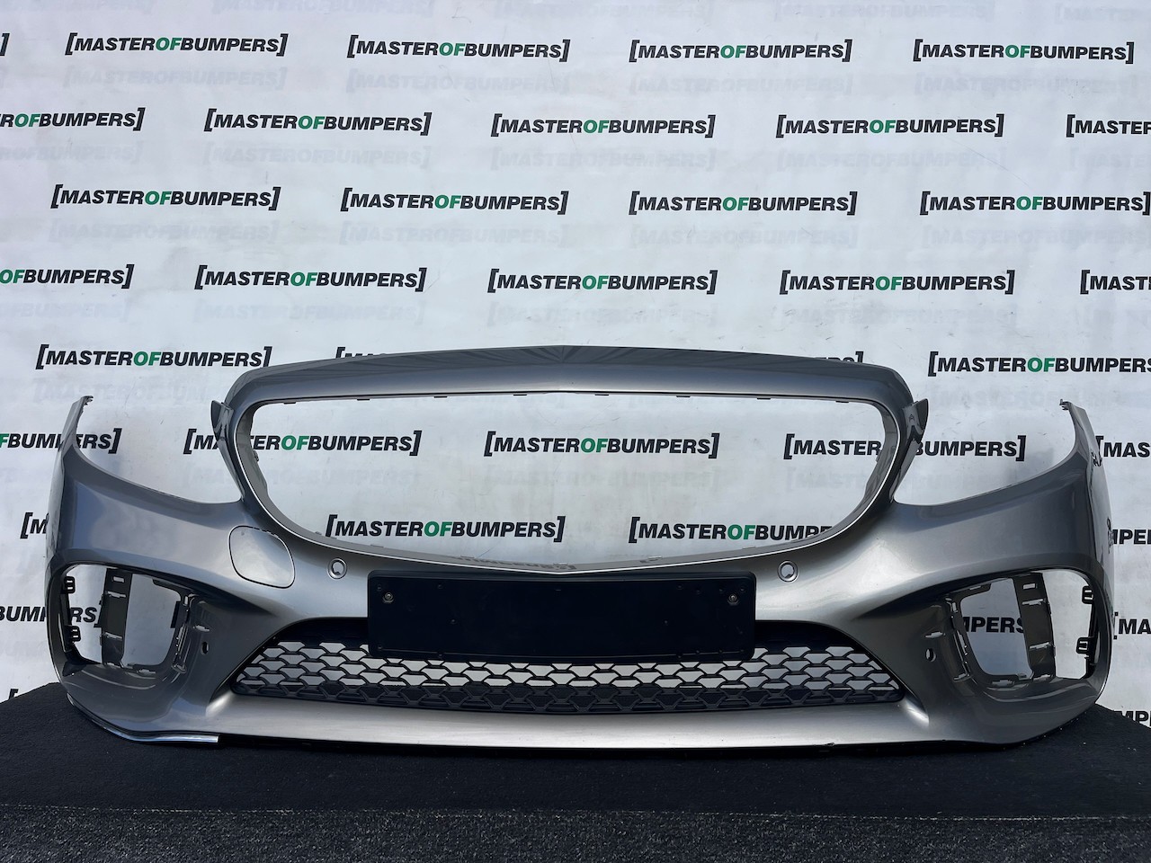 Mercedes C Class Amg Line A205 Lift 2019-2022 Front Bumper 6 Pdc Genuine [e463]