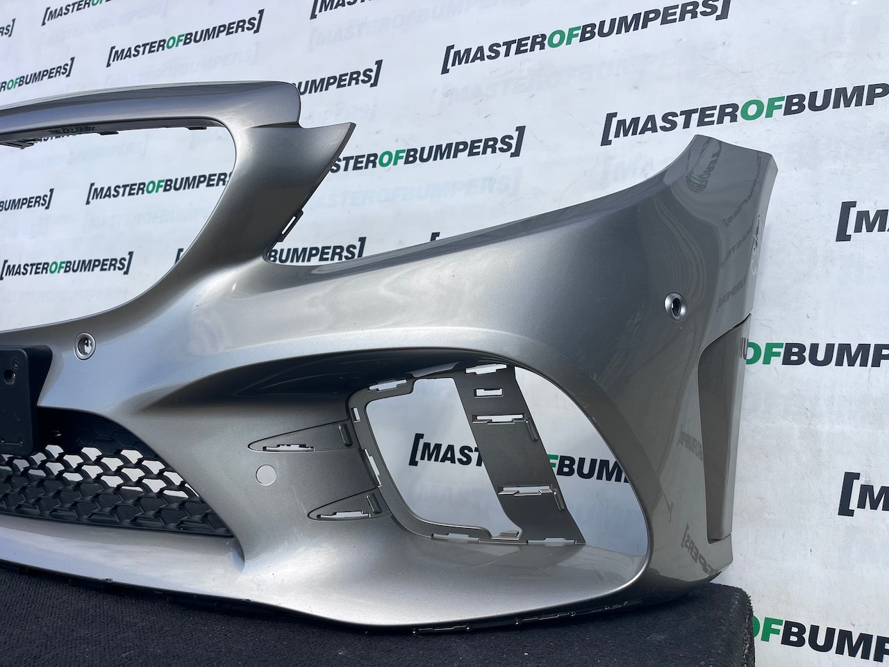 Mercedes C Class Amg Line A205 Lift 2019-2022 Front Bumper 6 Pdc Genuine [e463]