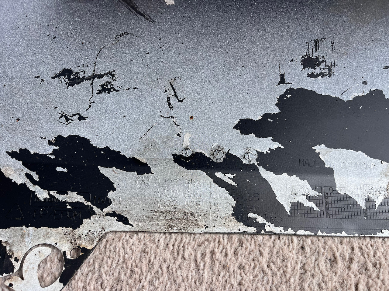 Mercedes S Class Amg Hybrid A222 Saloon 2015-2019 Rear Bumper Genuine [e208]