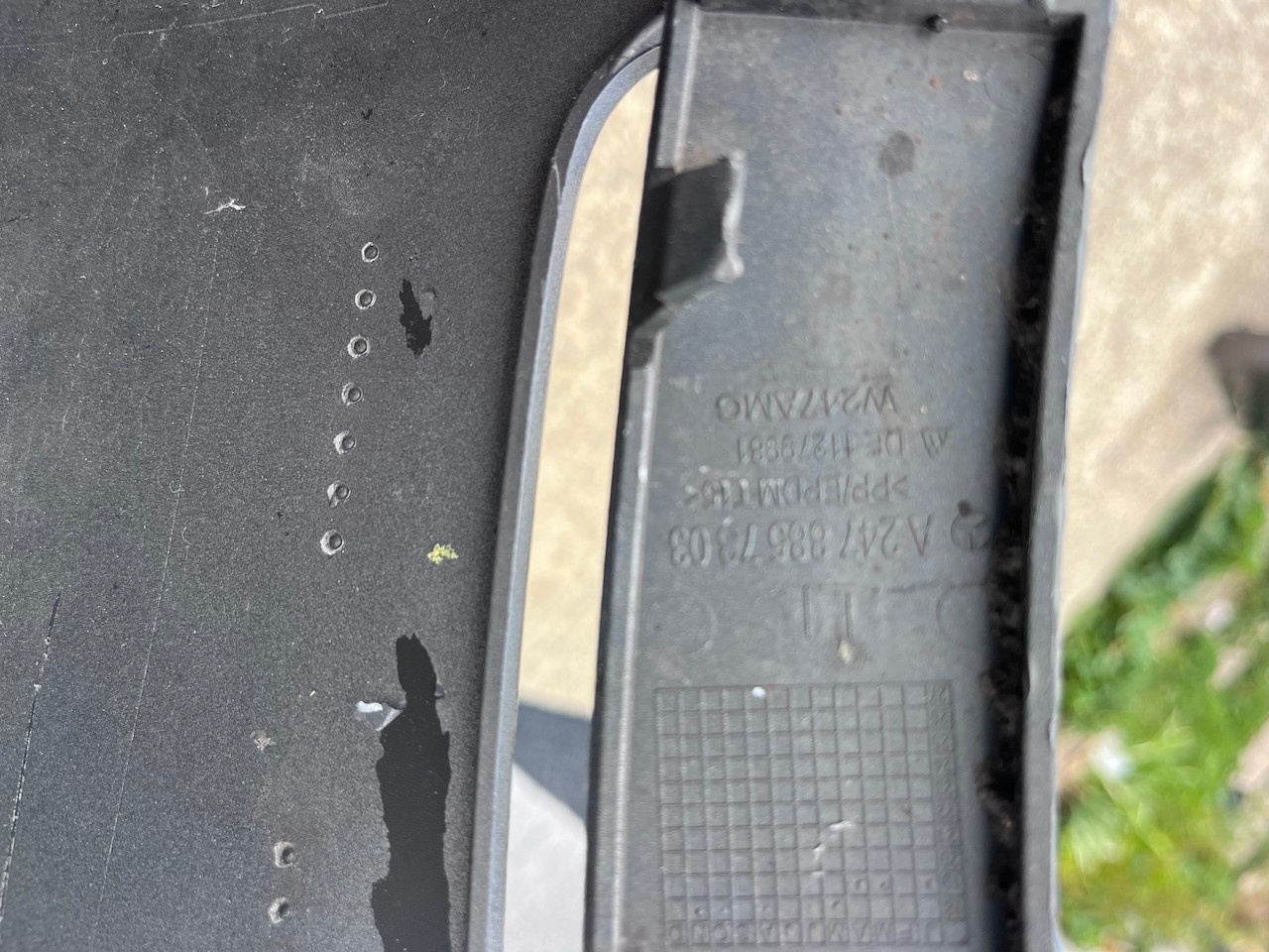 Mercedes B Class Amg Line A247 Mpv Mk2 2019-2025 Fron Bumper 6pdc Genuine [e247]