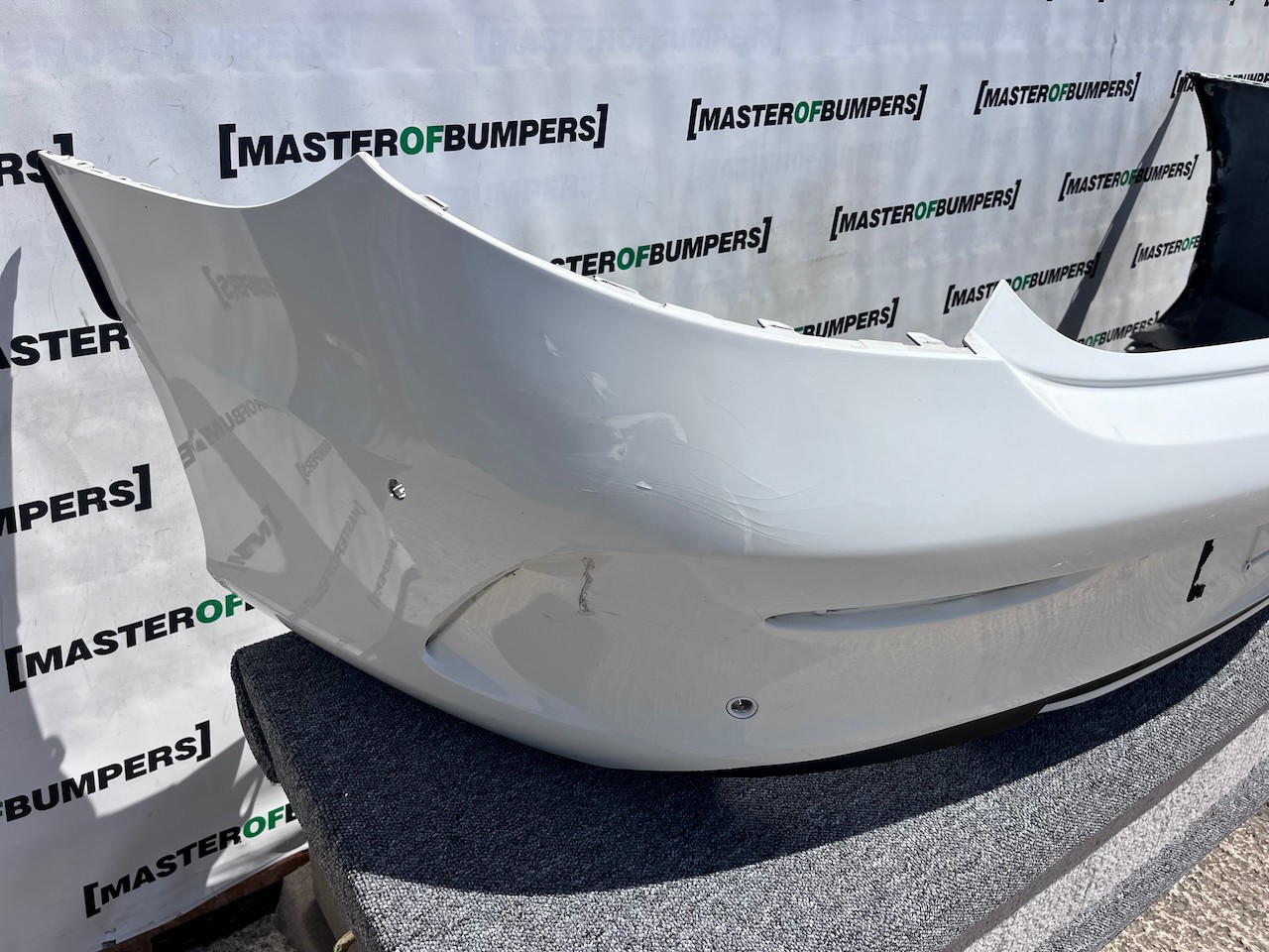 Mercedes C Class Amg A205 Coupe Cabrio 2016-2021 Rear Bumper 6pdc Genuine [e251]