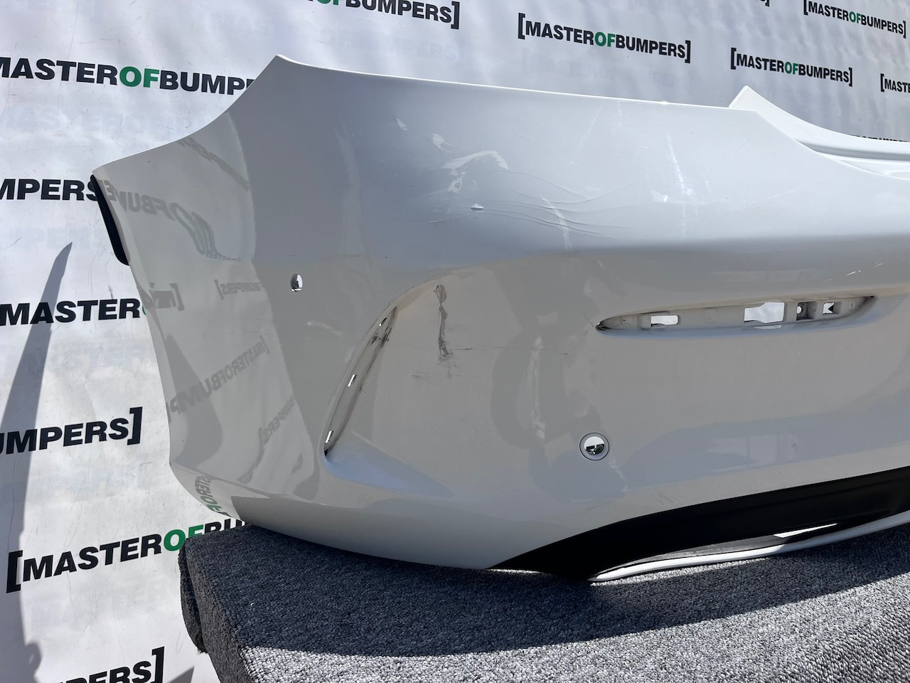 Mercedes C Class Amg A205 Coupe Cabrio 2016-2021 Rear Bumper 6pdc Genuine [e251]