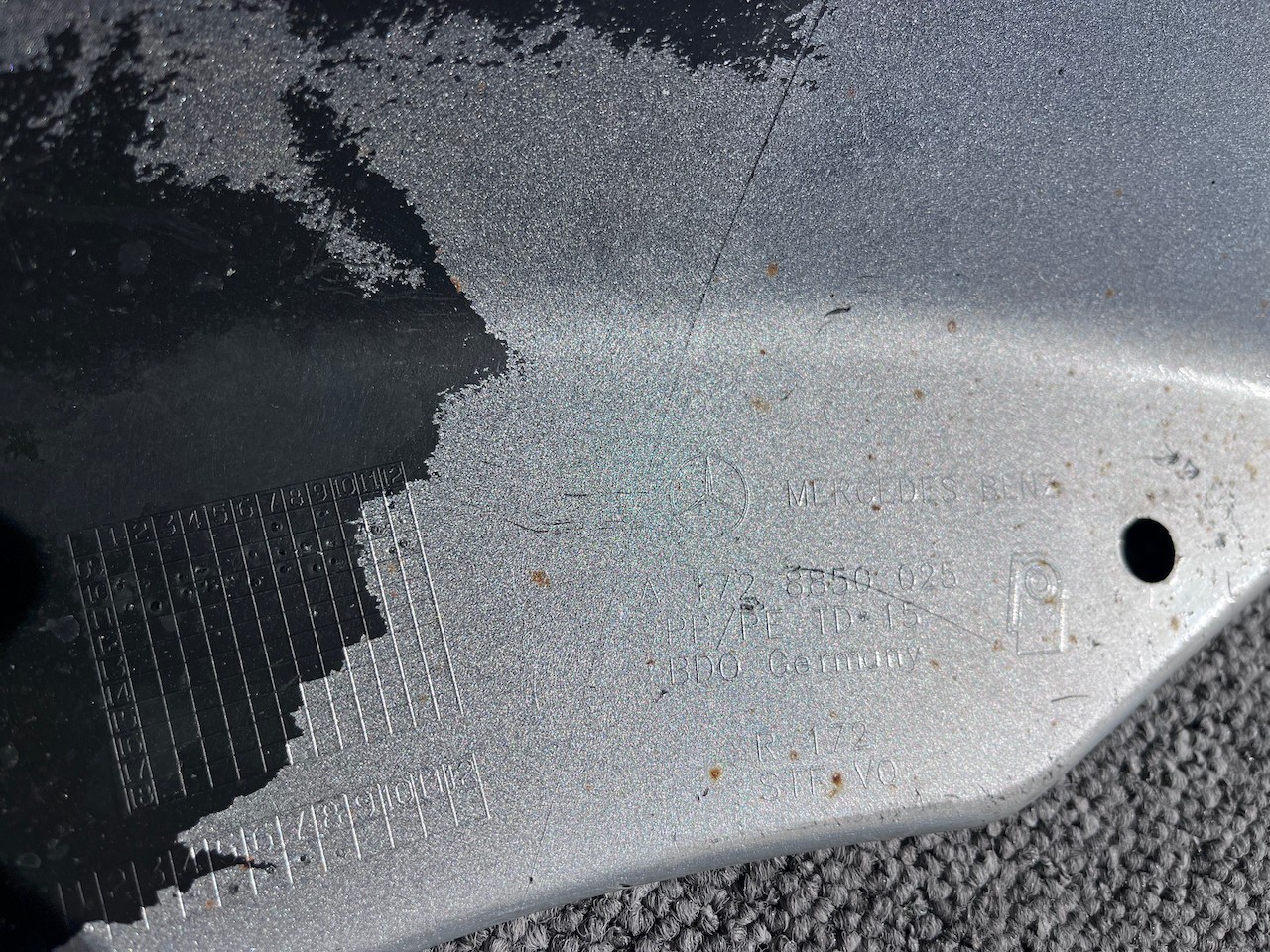 Mercedes Slk Se A172 Mk3 Cabrio 2012-2015 Front Bumper 6 Pdc Genuine [e268]