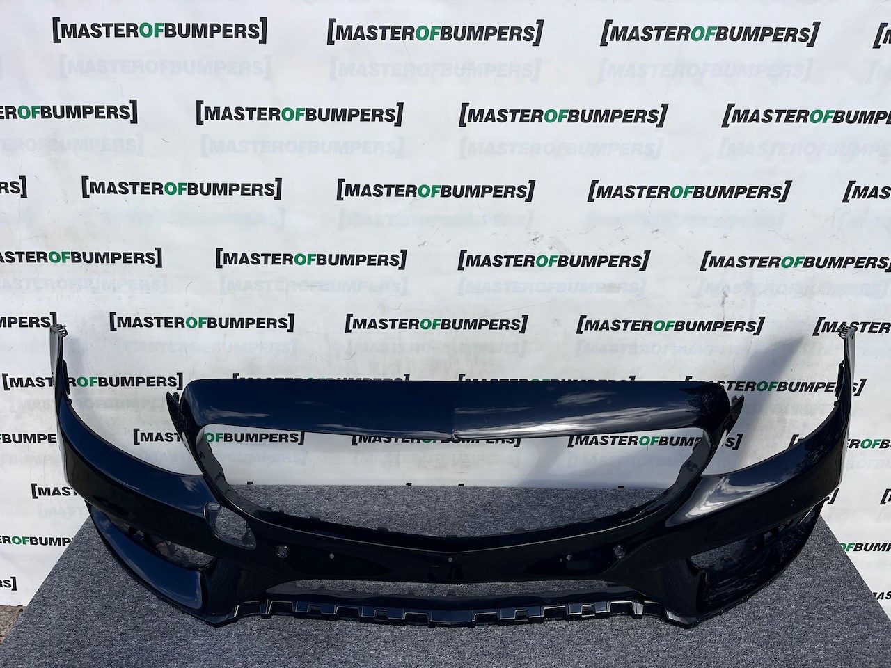 Mercedes C Class A205 Saloon Estate 2015-2018 Front Bumper 6 Pdc Genuine [e279]