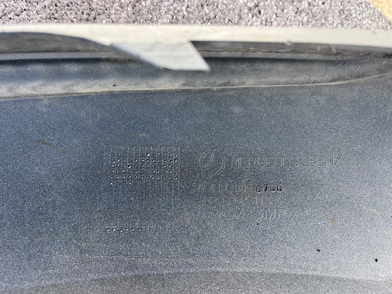 Mercedes Cla Amg A117 Lift Sport 2016-2019 Front Bumper 6 Pdc Genuine [e281]