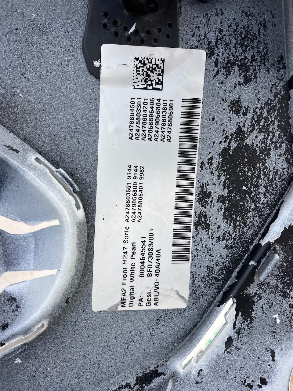 Mercedes Gla Sport Executiv A247 Mk2 2020-2023 Front Bumper 6 Pdc Genuine [e284]