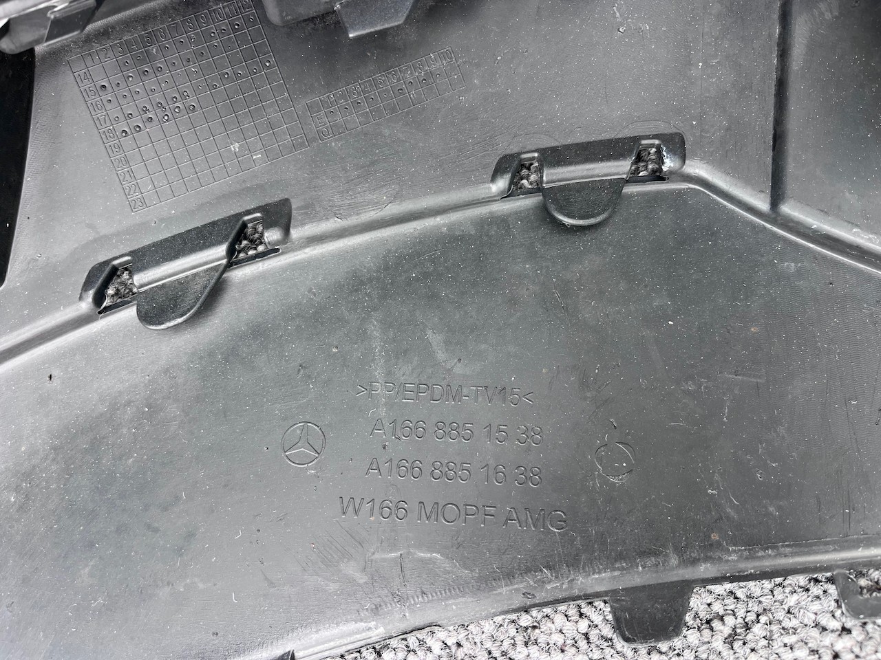 Mercedes Gle Amg Sport Premium A166 2015-2018 Front Bumper 6 Pdc Genuine [e286]