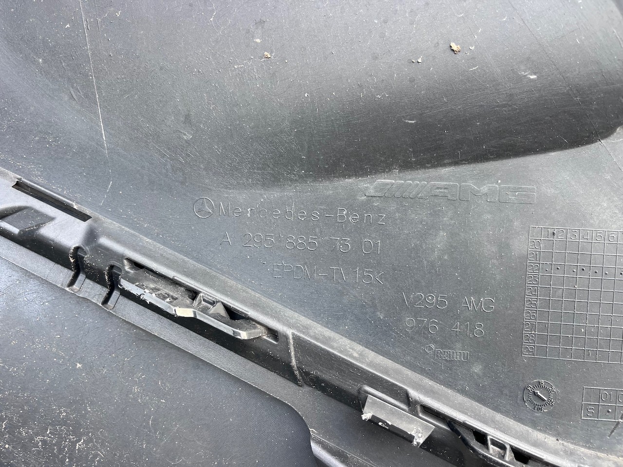 Mercedes Eqs 450+ Amg Premium 2022-2026 Rear Bumper 6 Pdc Genuine [e302]