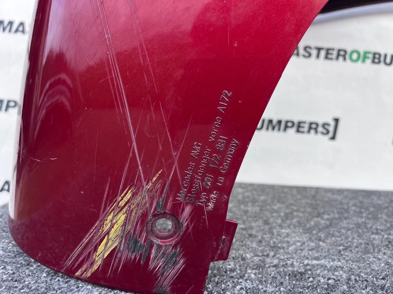 Mercedes Slk Amg Sport A172 Mk3 2012-2015 Front Bumper 6 Pdc Genuine [e315]