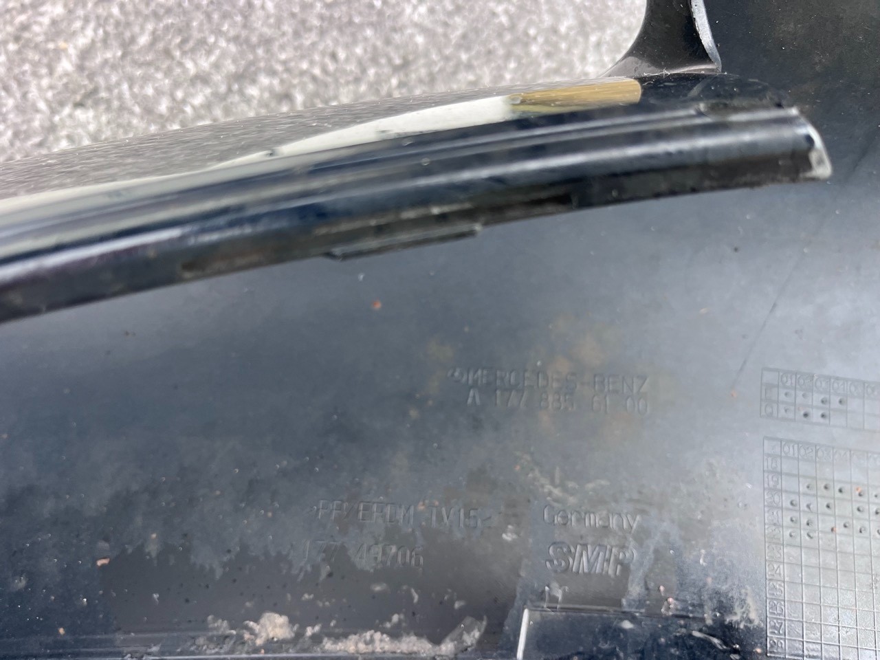 Mercedes A Class Amg A177 Hatchback 2019-2022 Front Bumper 6 Pdc Genuine [e325]