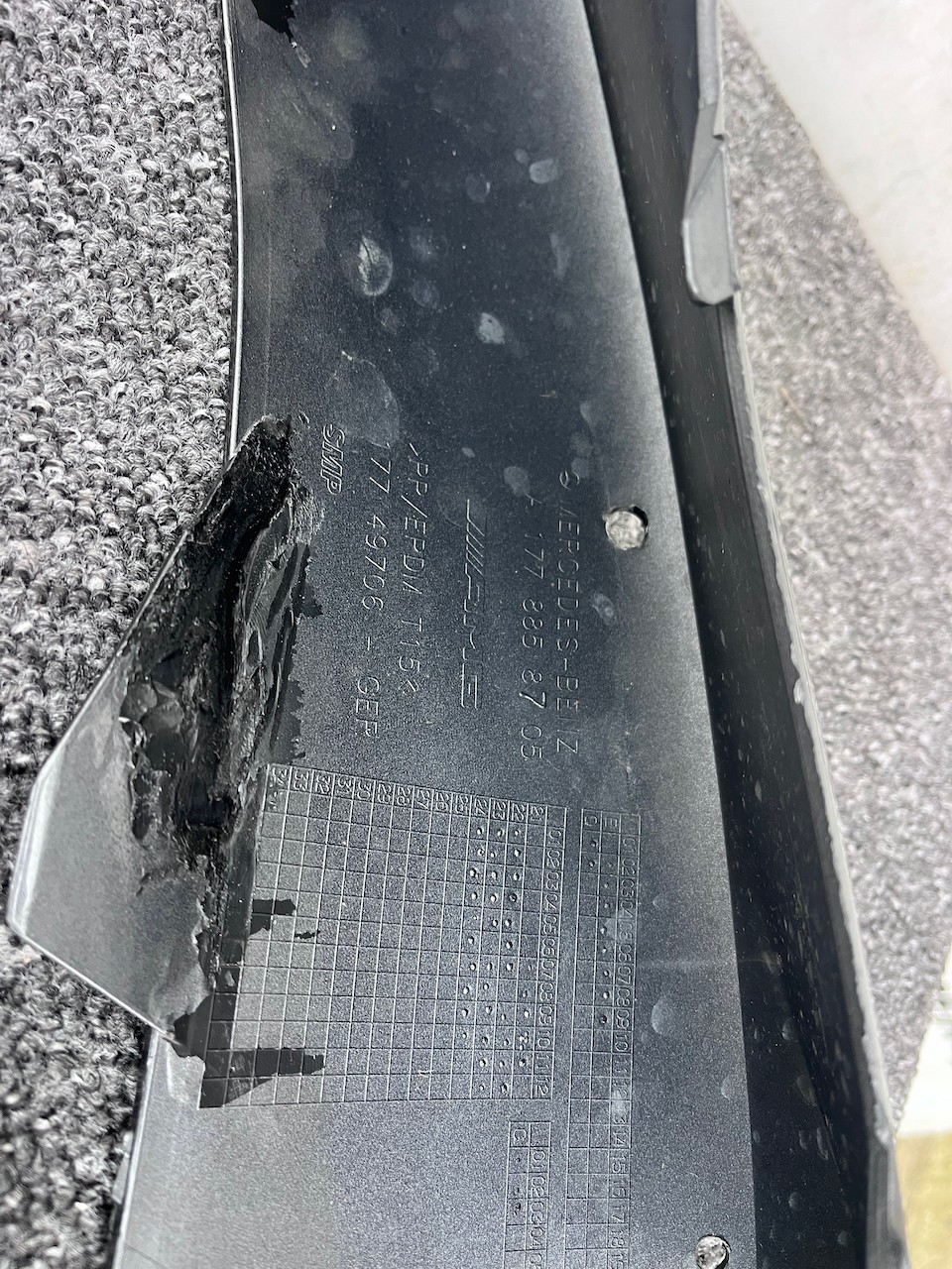 Mercedes A45 Amg A177 Lift Hatchback 2023-2025 Front Bumper 6 Pdc Genuine [e332]