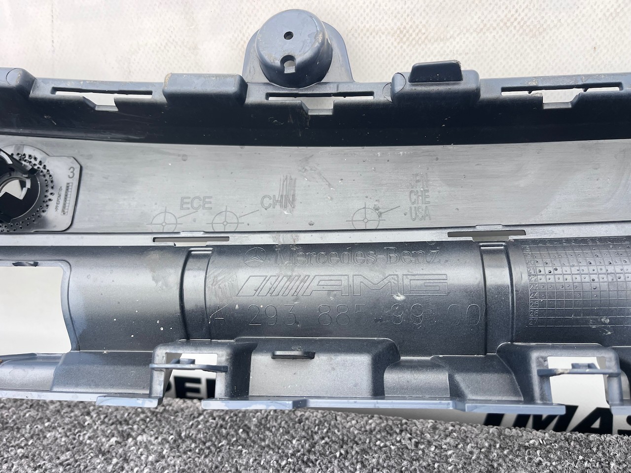 Mercedes Eqc Amg Sport A293 2020-2023 Front Bumper Primered 6 Pdc Genuine [e337]