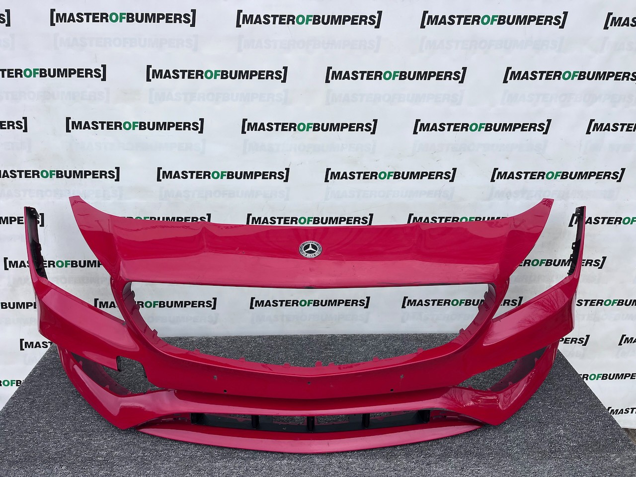 Mercedes Cla Class Amg Sport A117 2016-2019 Front Bumper 6 Pdc Genuine [e754]