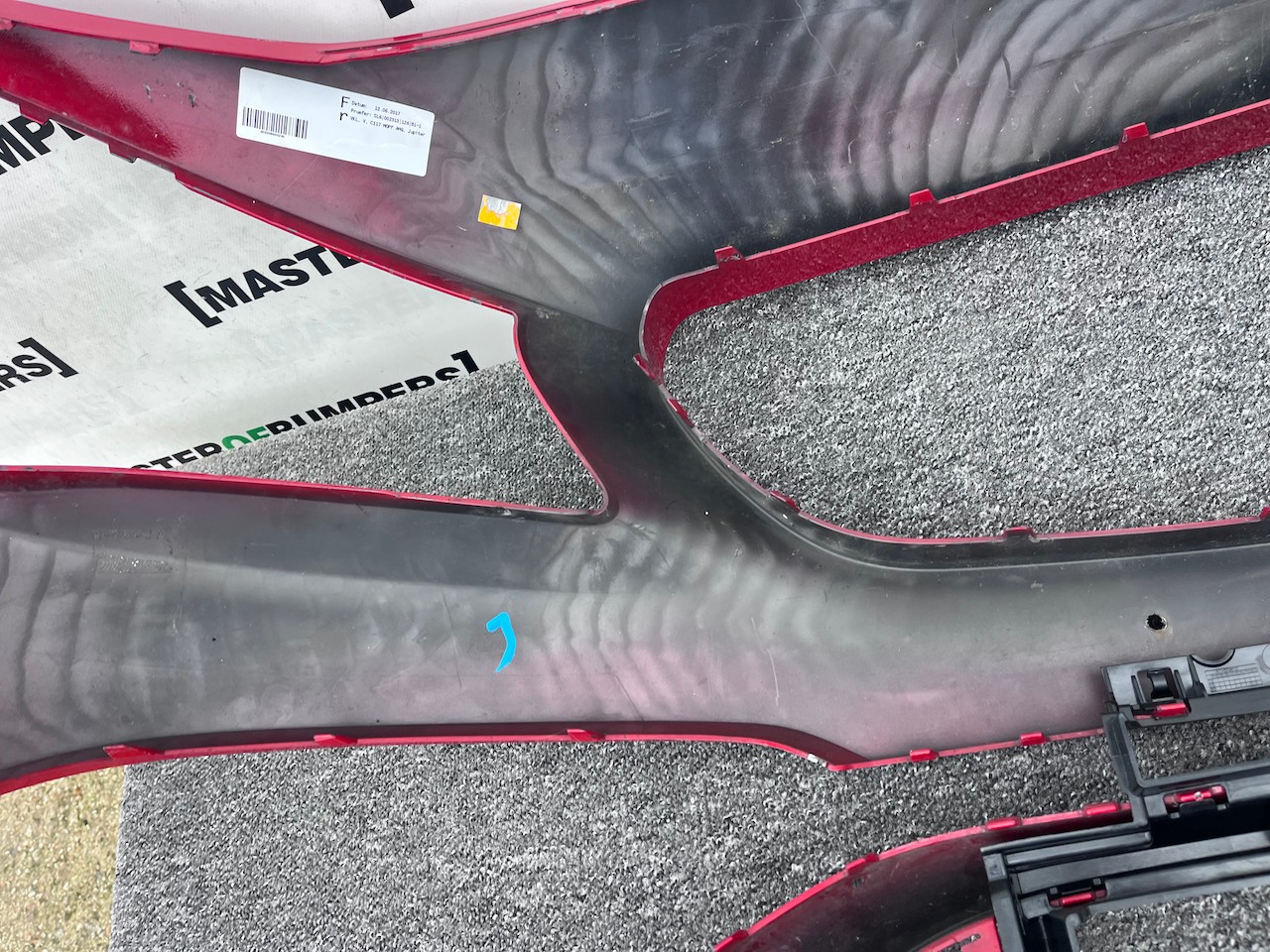 Mercedes Cla Class Amg Sport A117 2016-2019 Front Bumper 6 Pdc Genuine [e754]