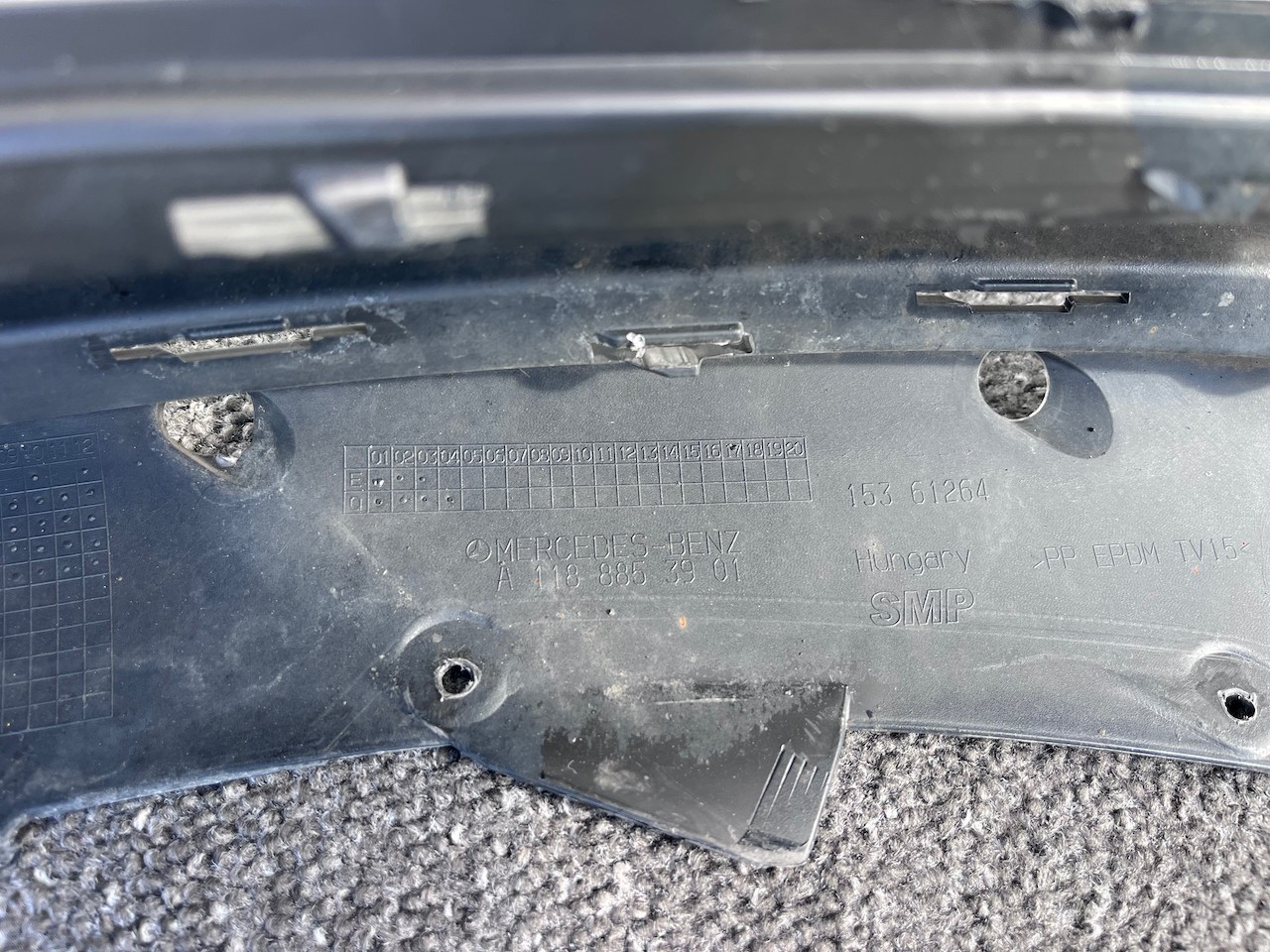 Mercedes Cla Amg Line A118 Shooting Brake 2019-2023 Front Bumper Genuine [e390]