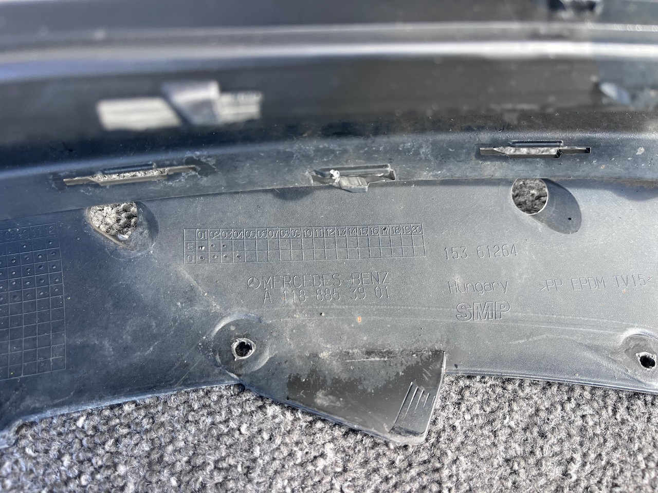 Mercedes Cla Amg Line A118 Shooting Brake 2019-2023 Front Bumper Genuine [e390]