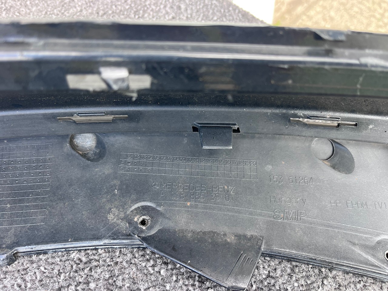 Mercedes Cla Amg Line A118 Shooting Brake 2019-2023 Front Bumper  Genuine [e416]
