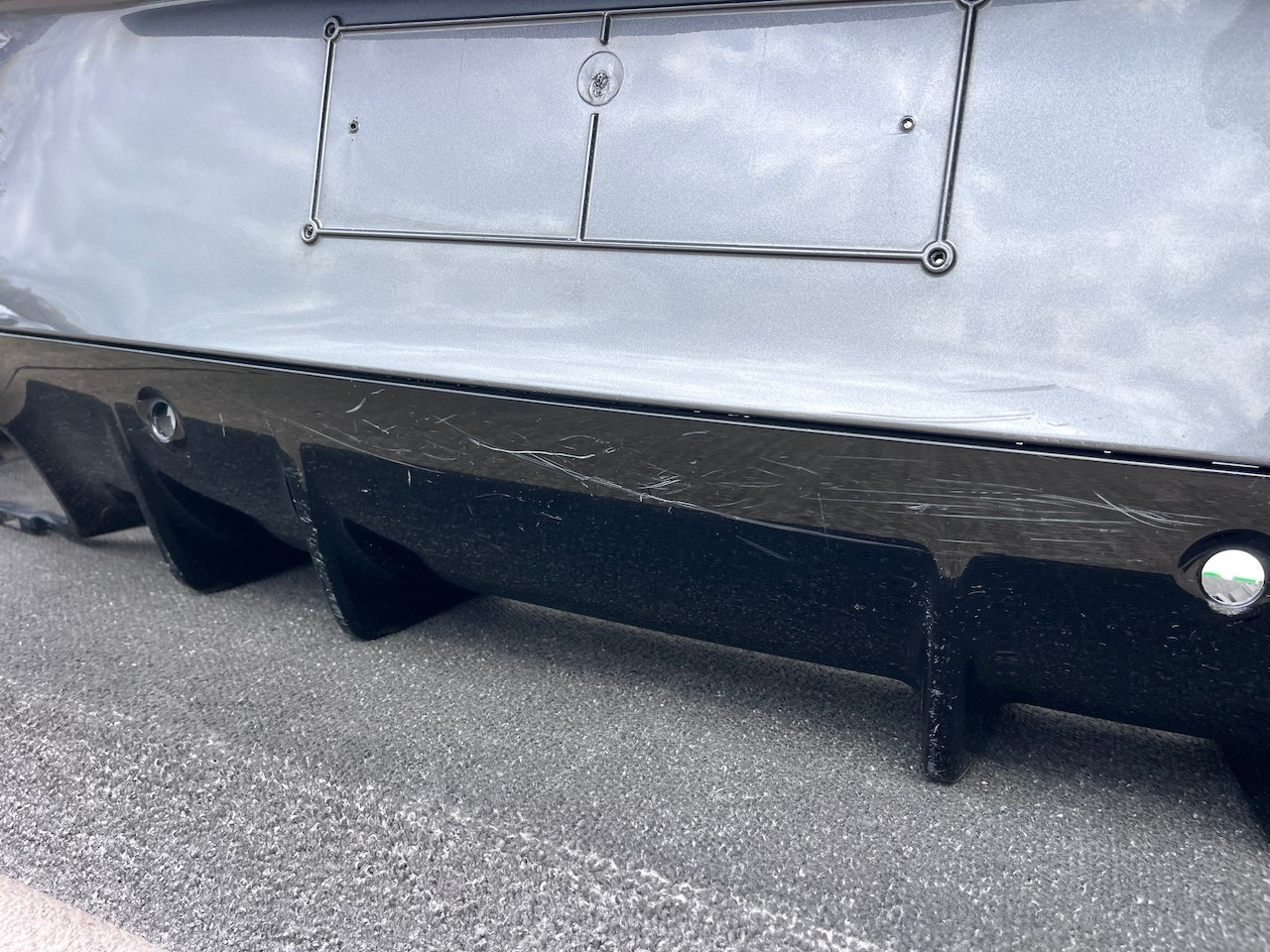 Mercedes C63 Amg Coupe Cabrio A205 2017-2023 Rear Bumper 6 Pdc Genuine [e446]