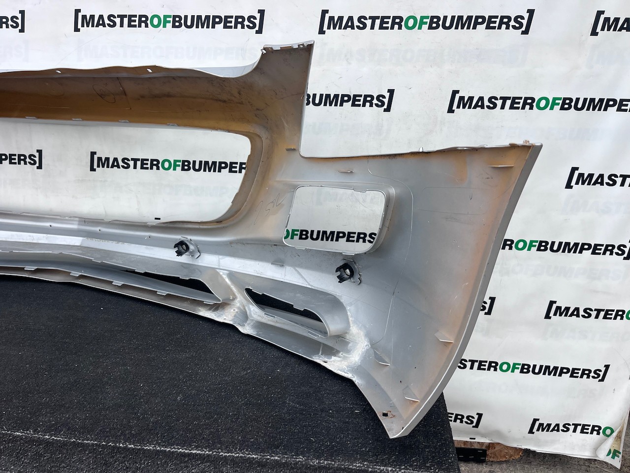 Mercedes Benz Sls Amg A197 2010-2014 Front Bumper Silver 4 Pdc Genuine [e478]