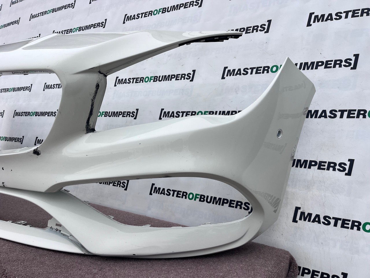 Mercedes Cla Class Amg Sport A117 2016-2019 Front Bumper 6 Pdc Genuine [e486]