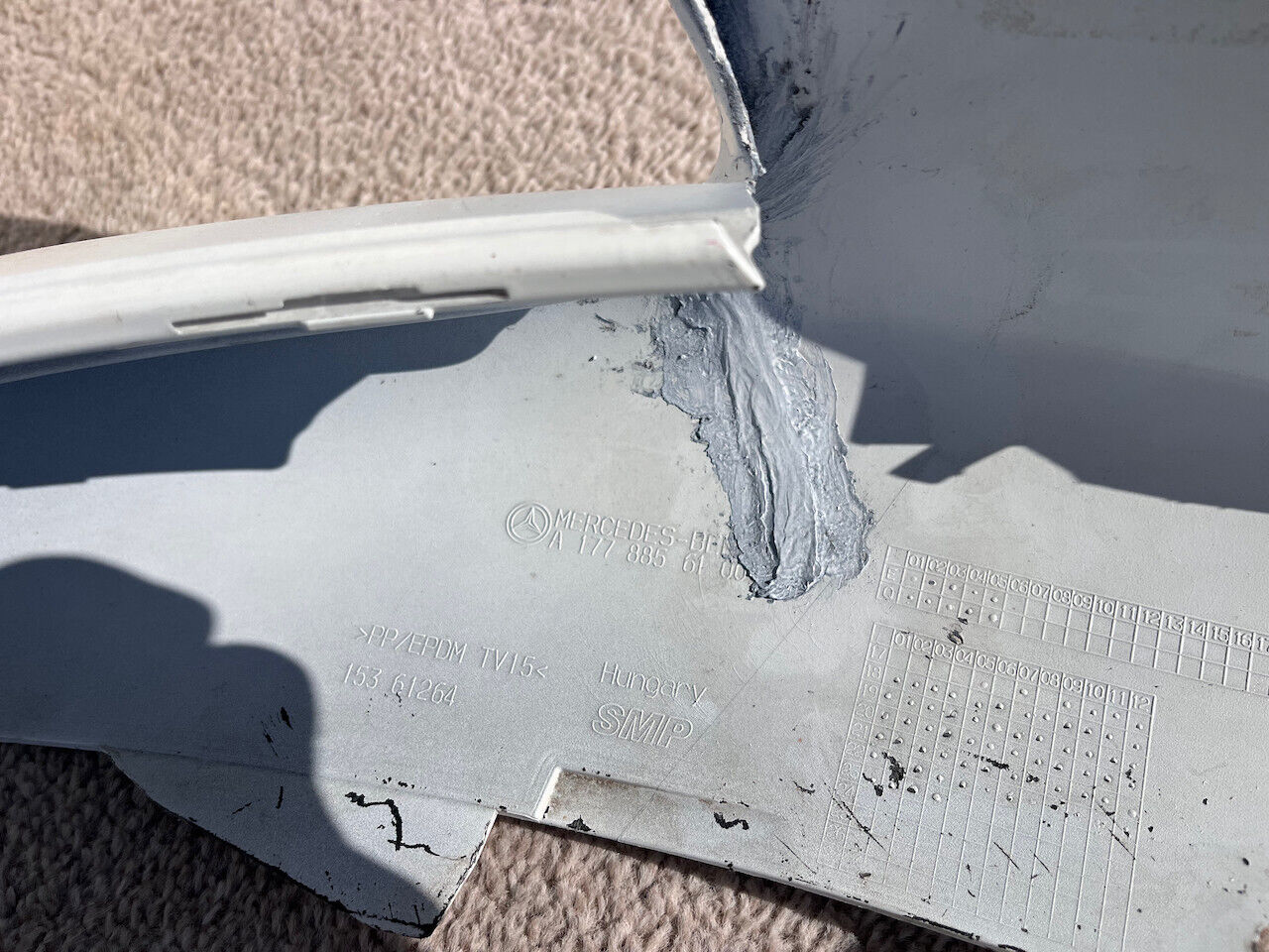 Mercedes A Class Amg A177 Hatchback 2019-2022 Front Bumper 6 Pdc Genuine [e194]