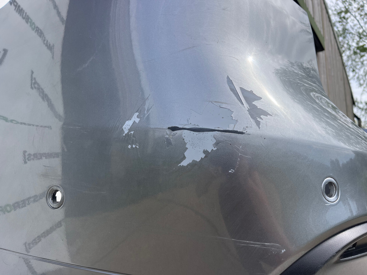 Mercedes Gle Amg Suv A166 2013-2018 Rear Bumper Grey 6 Pdc Genuine [e215]