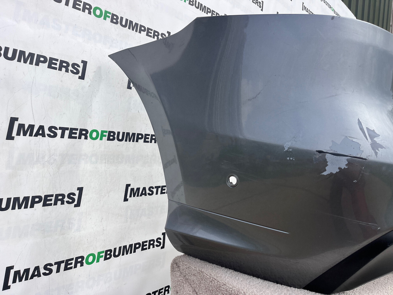 Mercedes Gle Amg Suv A166 2013-2018 Rear Bumper Grey 6 Pdc Genuine [e215]