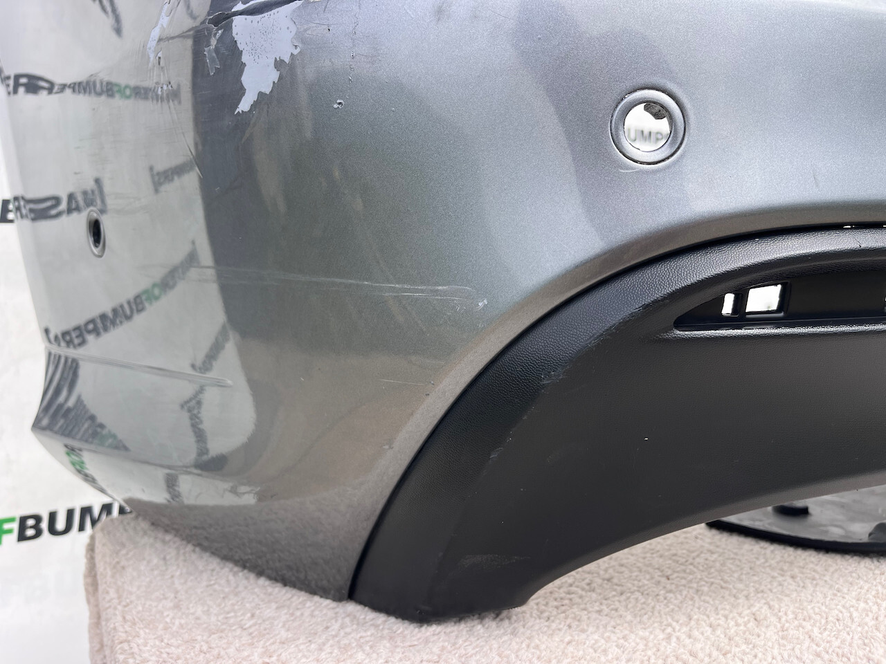 Mercedes Gle Amg Suv A166 2013-2018 Rear Bumper Grey 6 Pdc Genuine [e215]