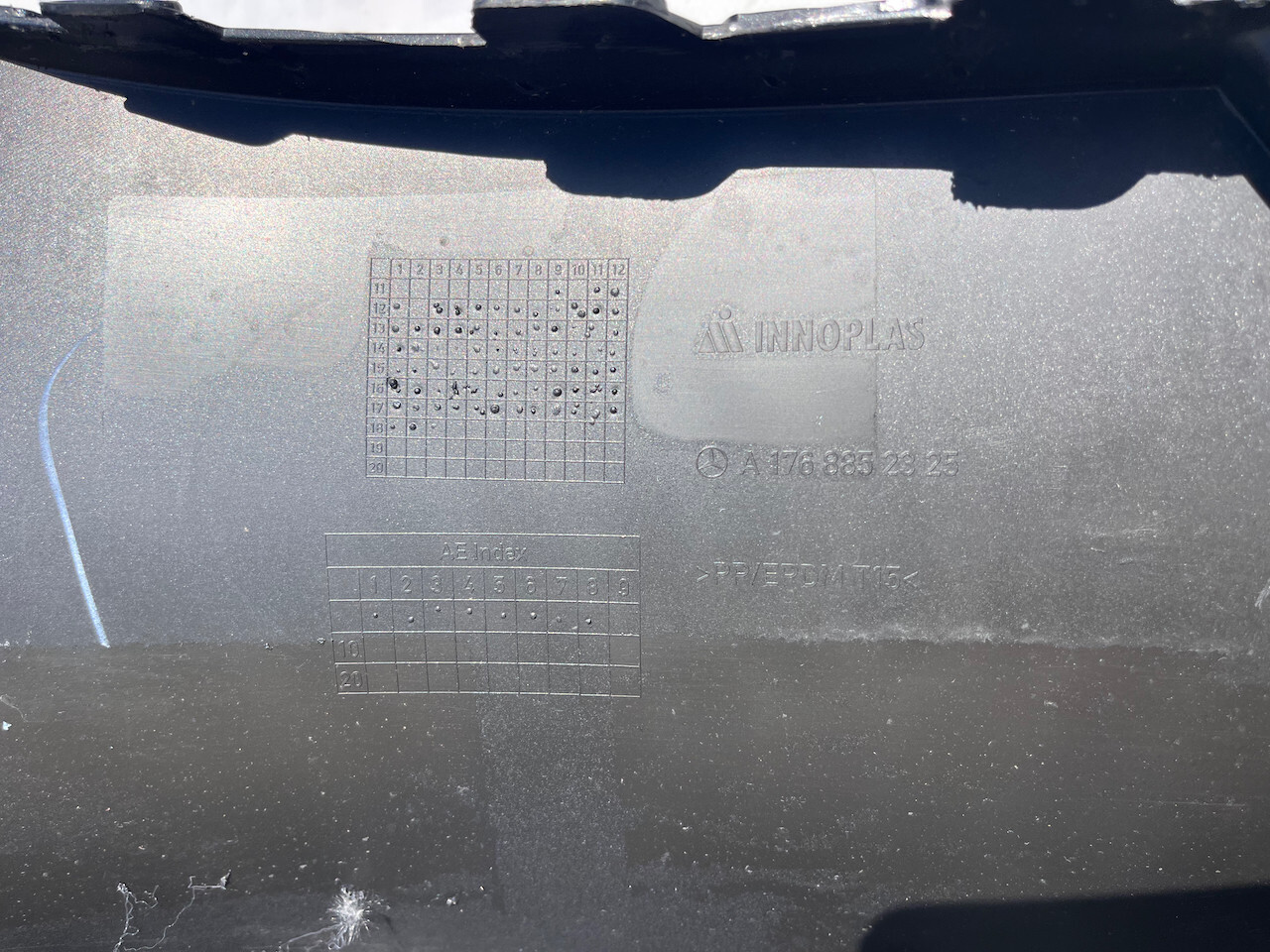 Mercedes A Class Amg Sport A176 Hatc 2012-2015 Rear Bumper 6 Pdc Genuine [e229]