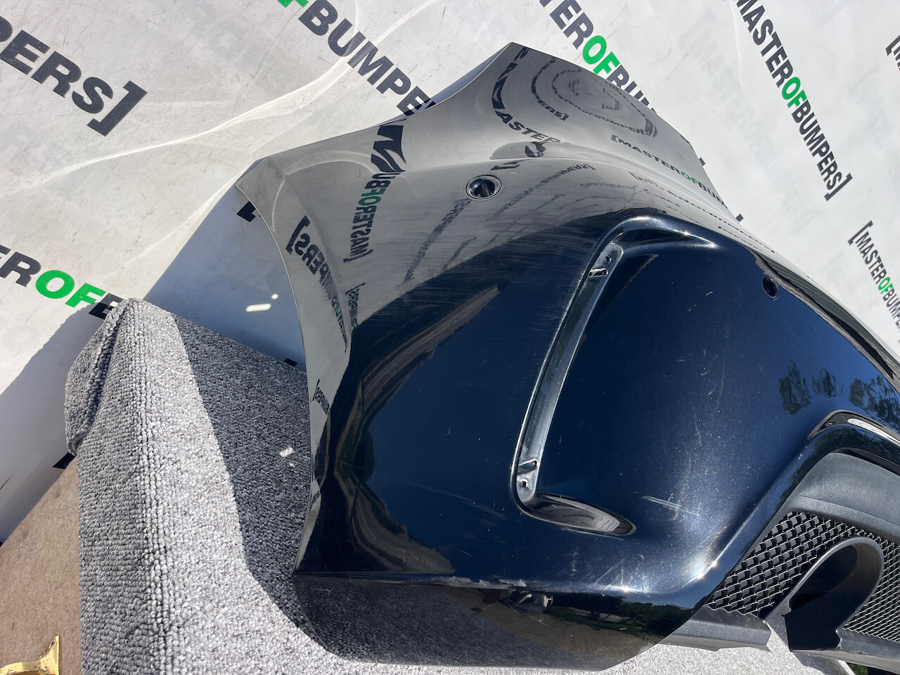 Mercedes A Class Amg Sport A176 Hatc 2012-2015 Rear Bumper 6 Pdc Genuine [e229]