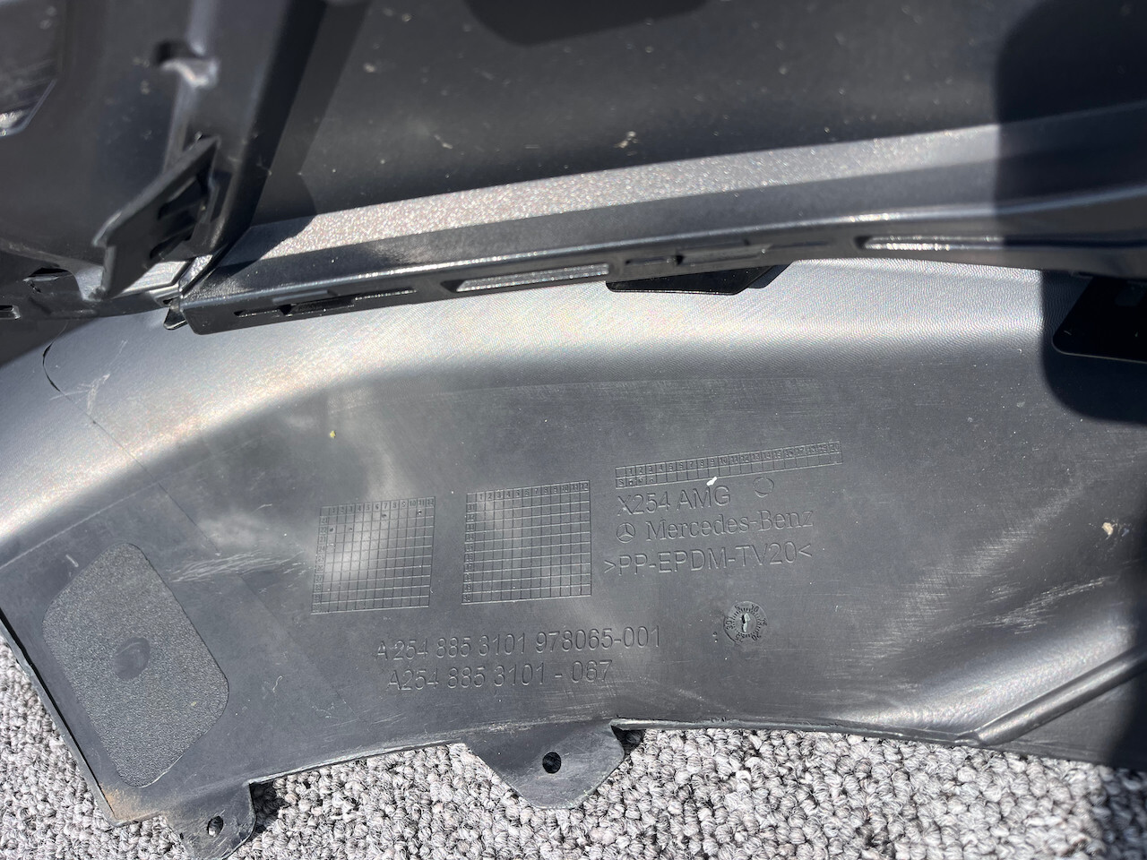 Mercedes Glc Amg Sport X254 A254 2024-on Front Bumper 6 Pdc Genuine [e240]