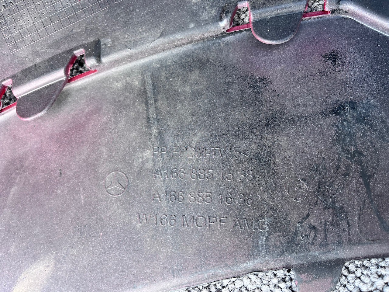 Mercedes Gle Amg Sport Premium A166 2015-2018 Front Bumper 6 Pdc Genuine [e273]