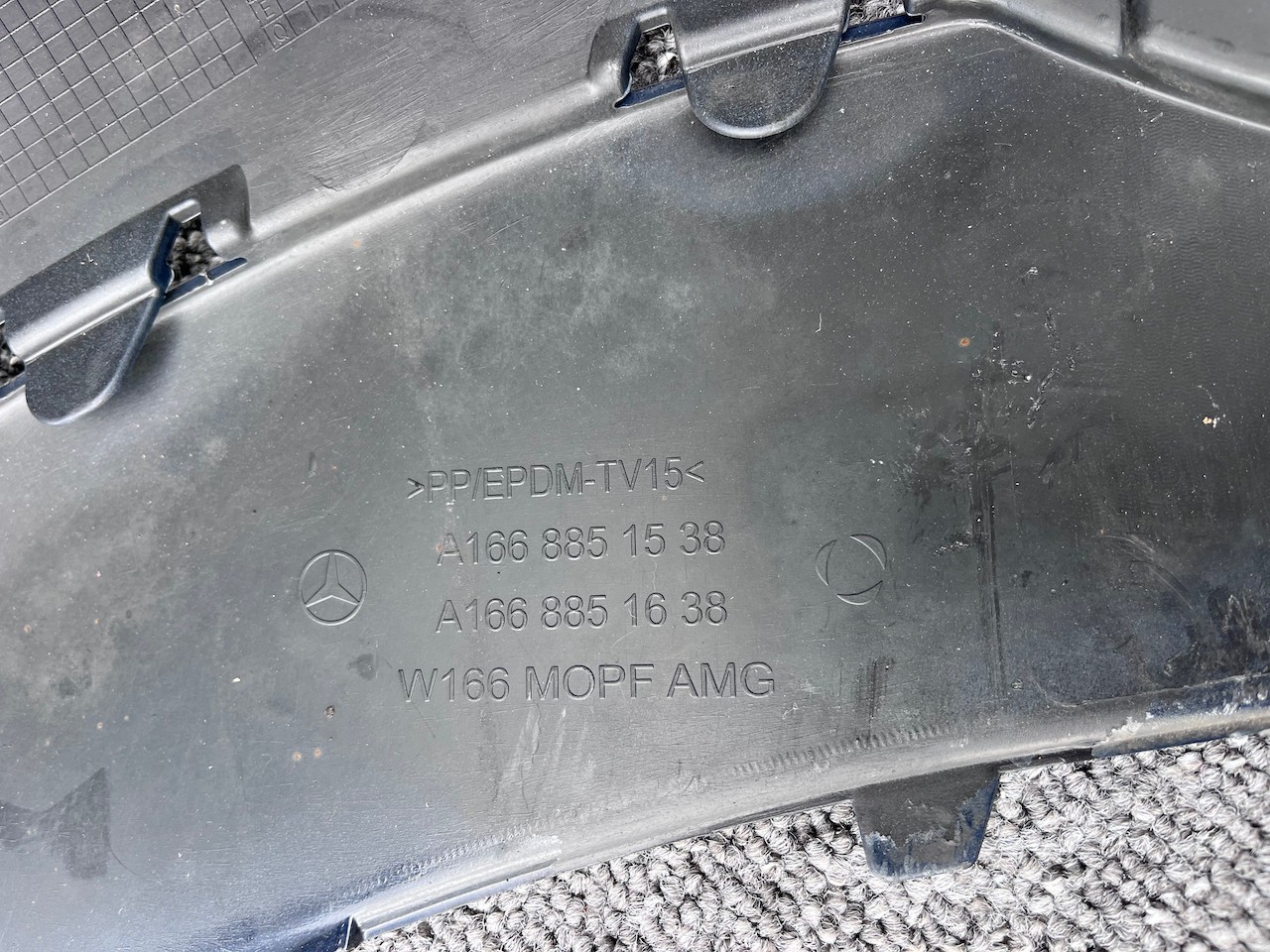 Mercedes Gle Amg Sport Premium A166 2015-2018 Front Bumper 6 Pdc Genuine [e285]