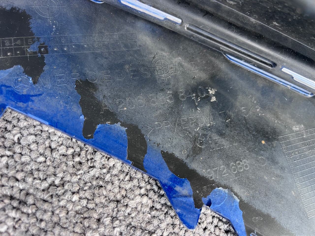 Mercedes C Class Amg Sport A206 Salon Estate 2022-on Front Bumper Genuine [e290]