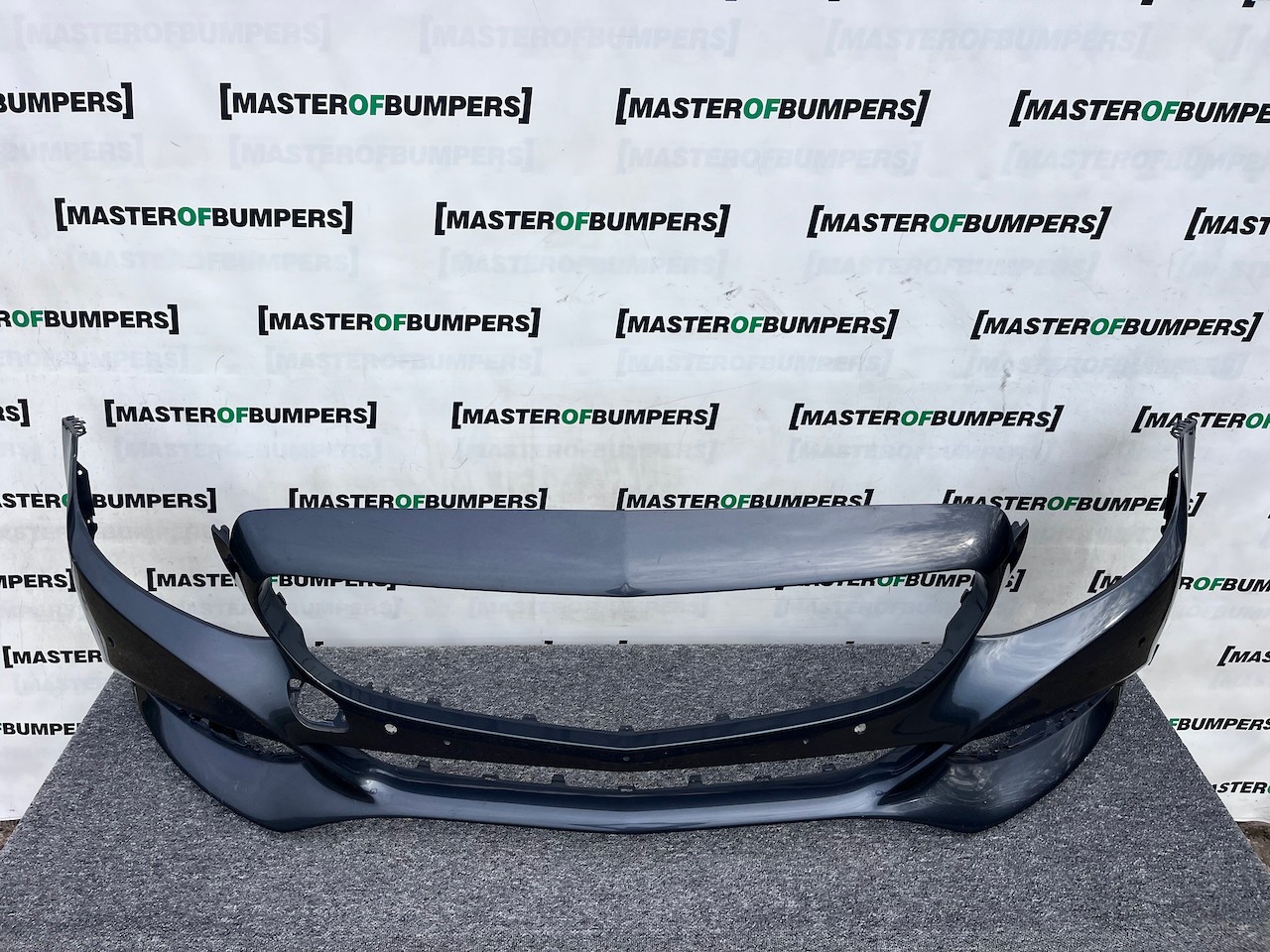 Mercedes C Class Se A205 Premium 2015-2018 Front Bumper 6 Pdc Genuine [e295]