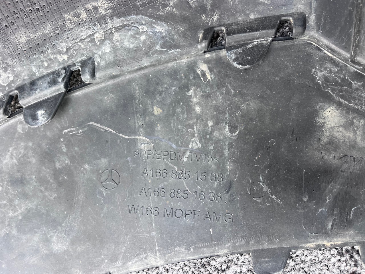 Mercedes Gle Amg Sport Premium A166 2015-2018 Front Bumper 6 Pdc Genuine [e306]