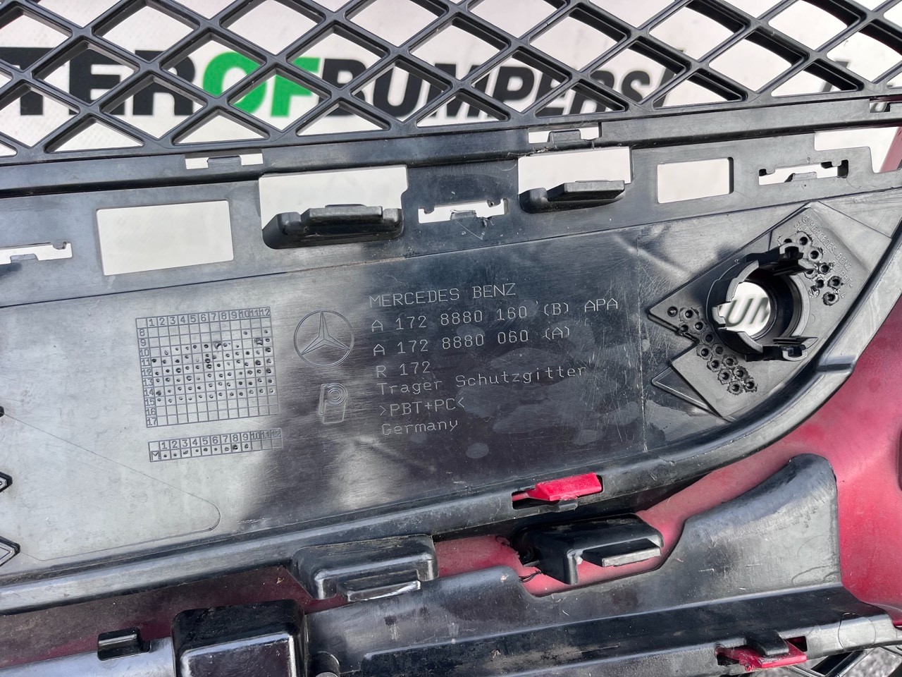 Mercedes Slk Amg Sport A172 Mk3 2012-2015 Front Bumper 6 Pdc Genuine [e316]