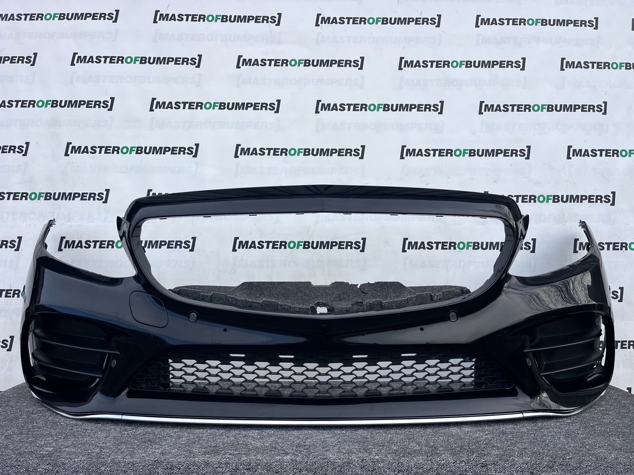 Mercedes C Class Amg A205 Facelift 2019-2022 Front Bumper 6 Pdc Genuine [e854]