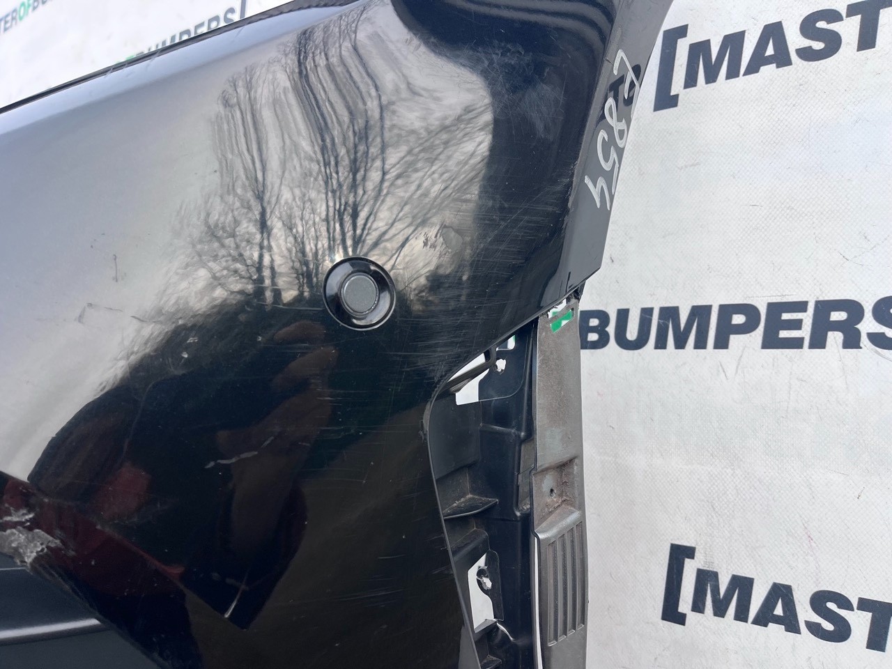 Mercedes C Class Amg A205 Facelift 2019-2022 Front Bumper 6 Pdc Genuine [e854]