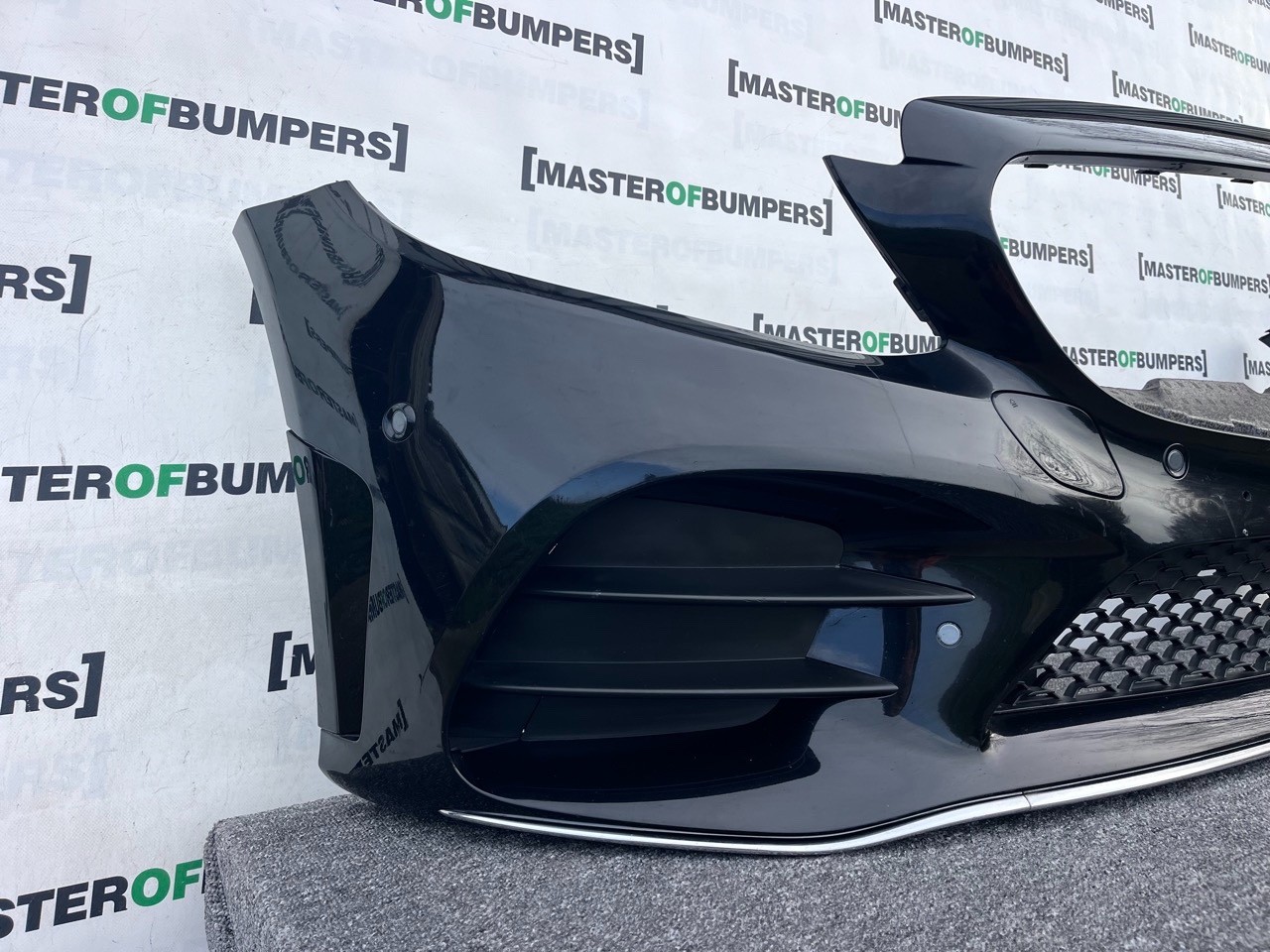 Mercedes C Class Amg A205 Facelift 2019-2022 Front Bumper 6 Pdc Genuine [e854]