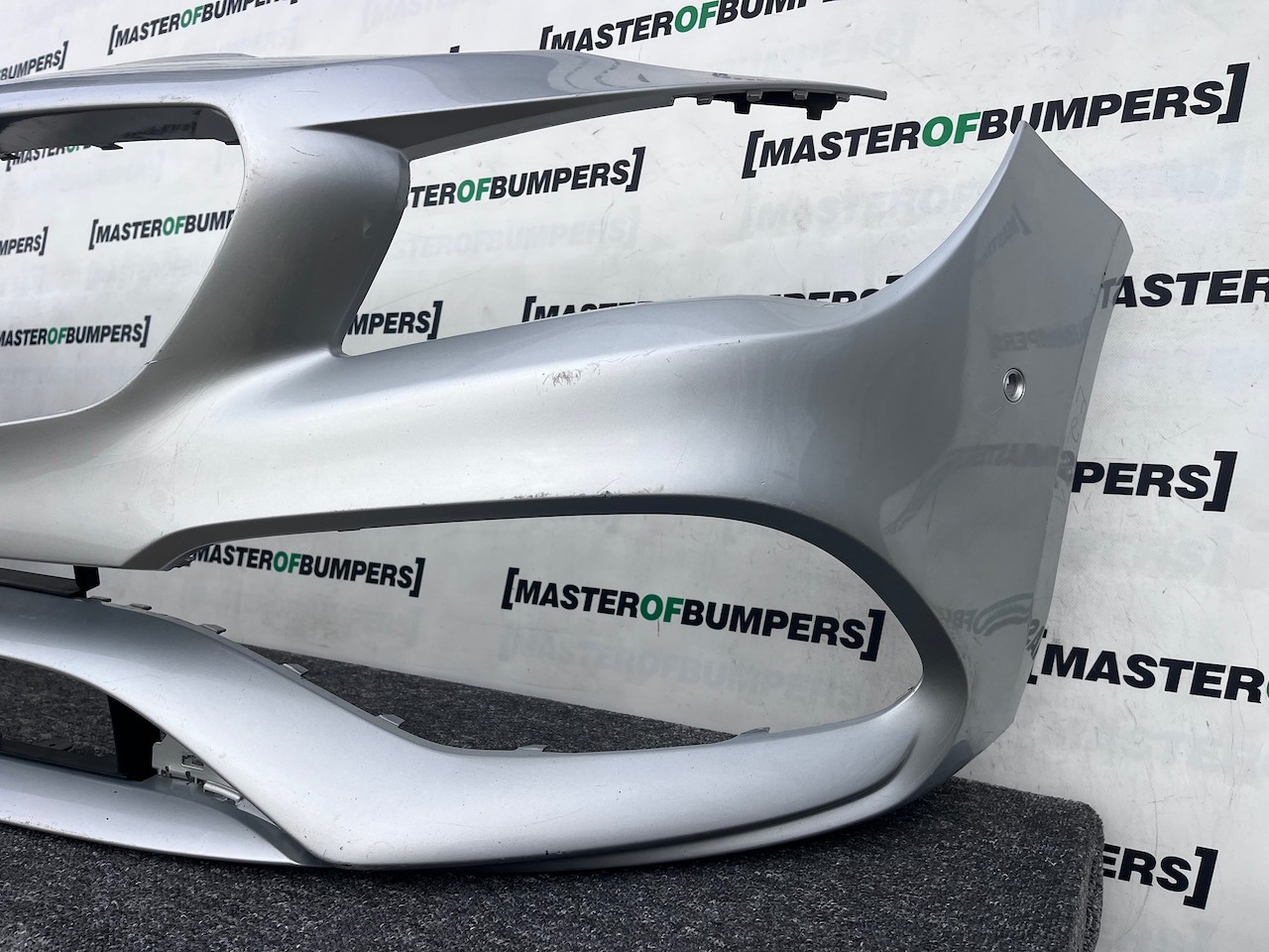 Mercedes Cla Class Amg Sport A117 2016-2019 Front Bumper 6 Pdc Genuine [e281]