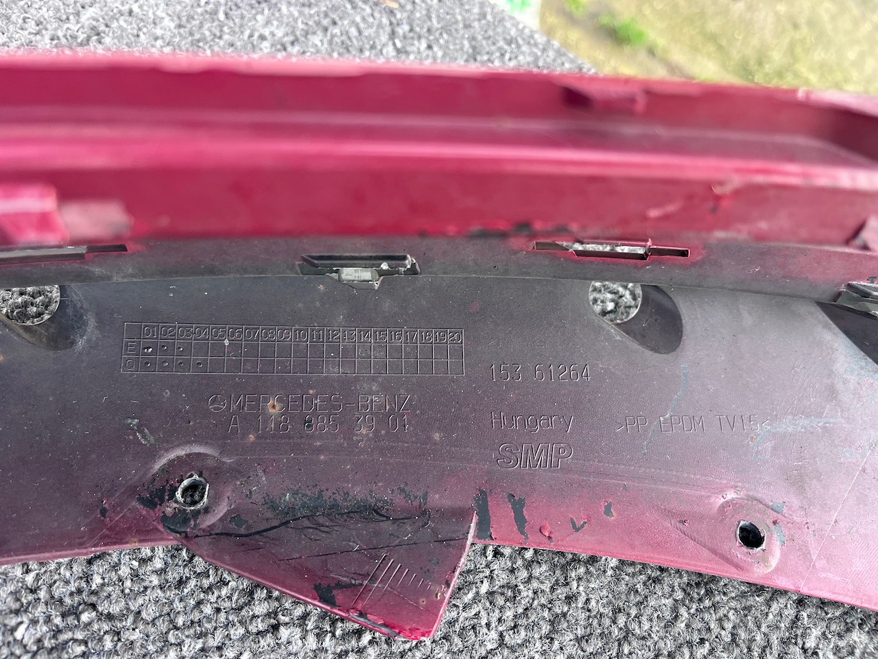 Mercedes Cla Amg Saloon Shotingbrake A118 2019-2023 Front Bumper Genuine [e349]